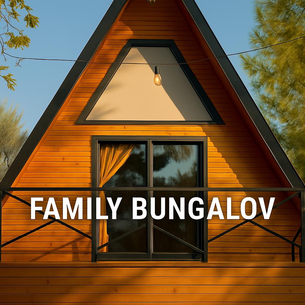 Aile Bungalovu – Geniş Bahçe İçinde, 6 Kişiye Kadar Konaklama